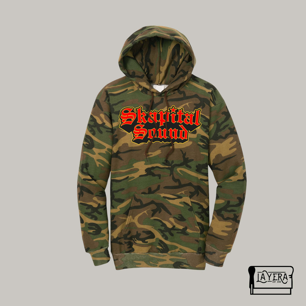 Skapital Sound - Gothic 3D Camo Hoodie